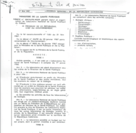 Decret de création du LNSP
