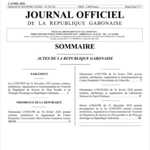 Ordonnance de création du LNSP